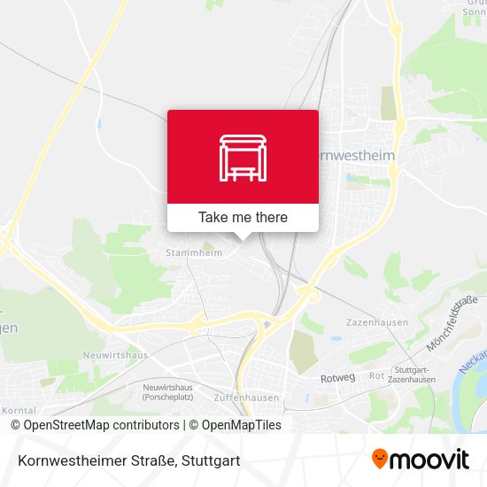 Kornwestheimer Straße map