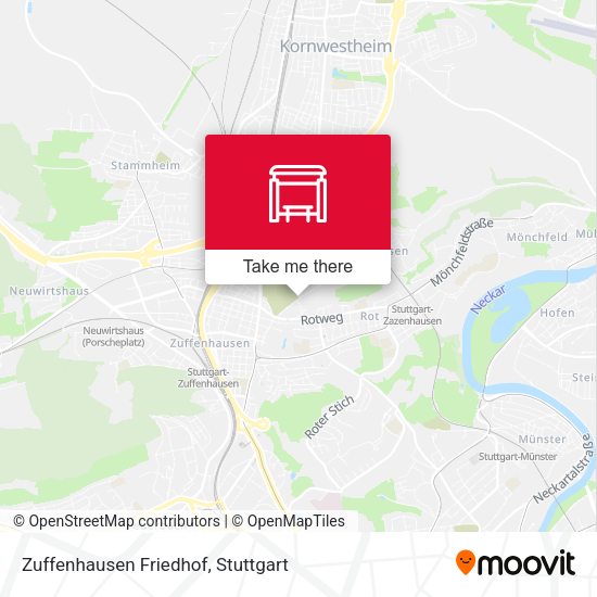 Zuffenhausen Friedhof map