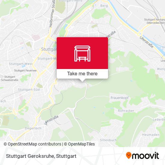 Карта Stuttgart Geroksruhe