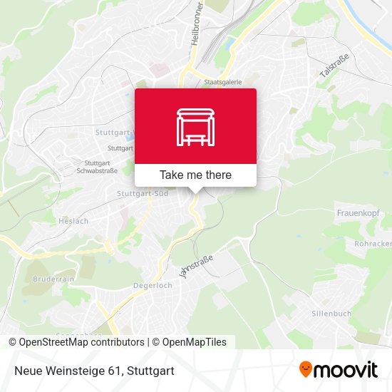 Neue Weinsteige 61 map