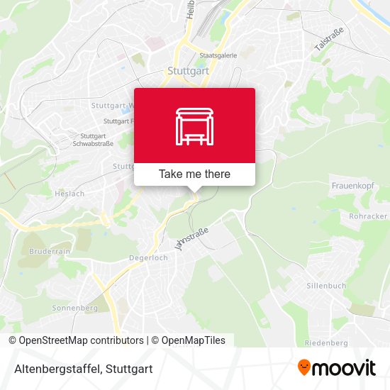 Altenbergstaffel map