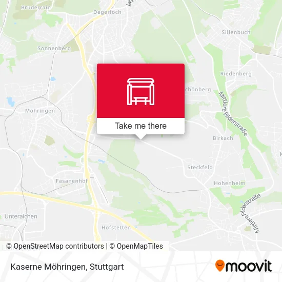 Карта Kaserne Möhringen