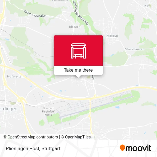 Карта Plieningen Post