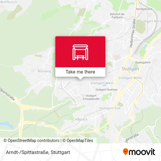 Карта Arndt-/Spittastraße