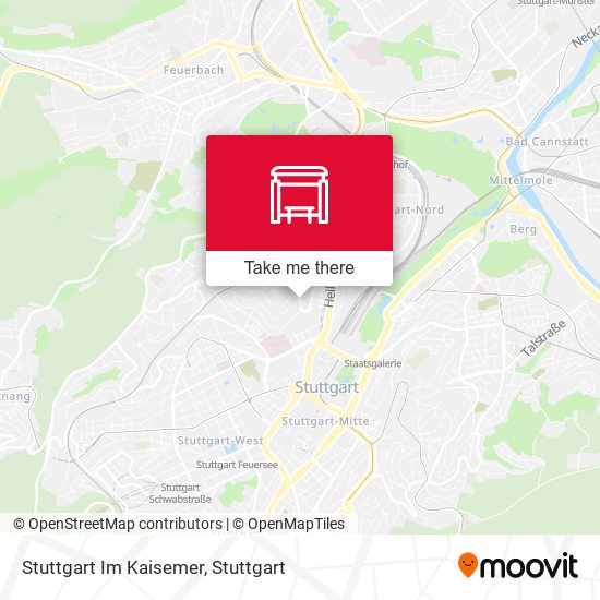 Карта Stuttgart Im Kaisemer