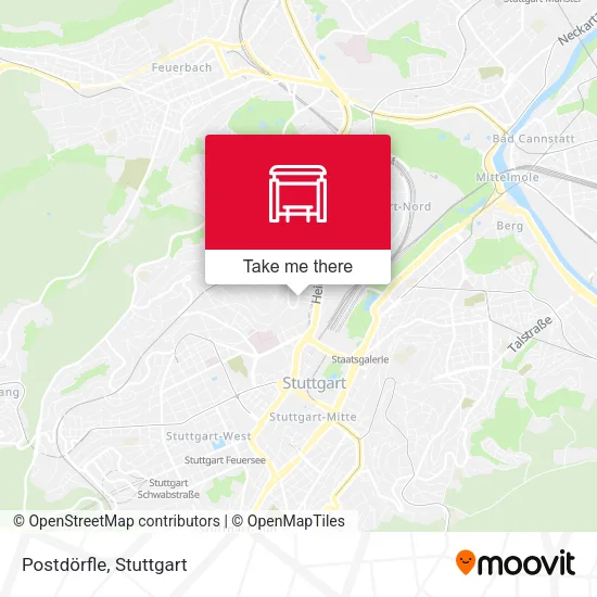 Карта Postdörfle