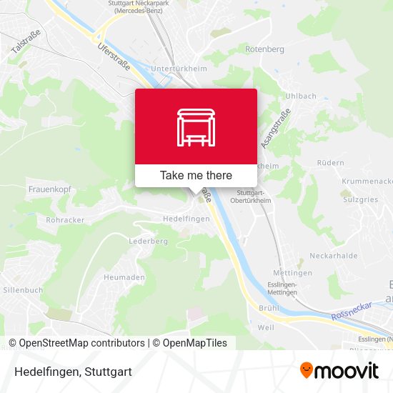 Карта Hedelfingen
