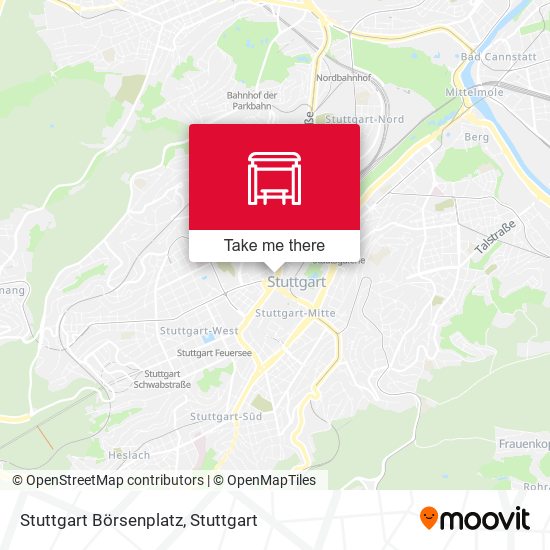 Stuttgart Börsenplatz map