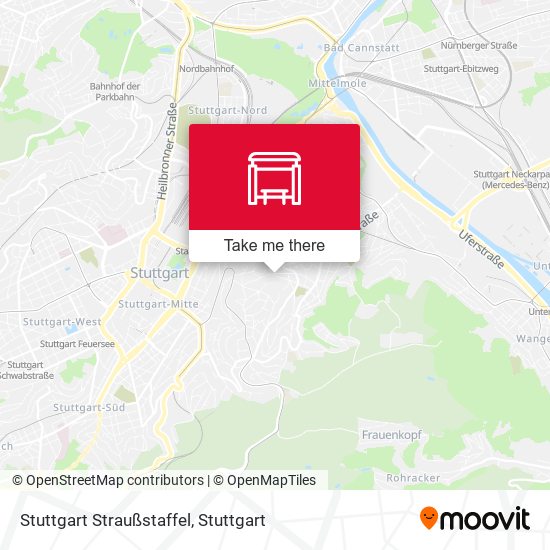 Карта Stuttgart Straußstaffel