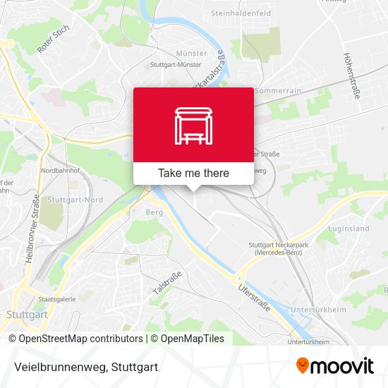 Veielbrunnenweg map