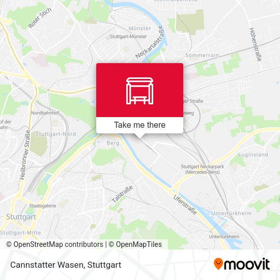 Cannstatter Wasen map