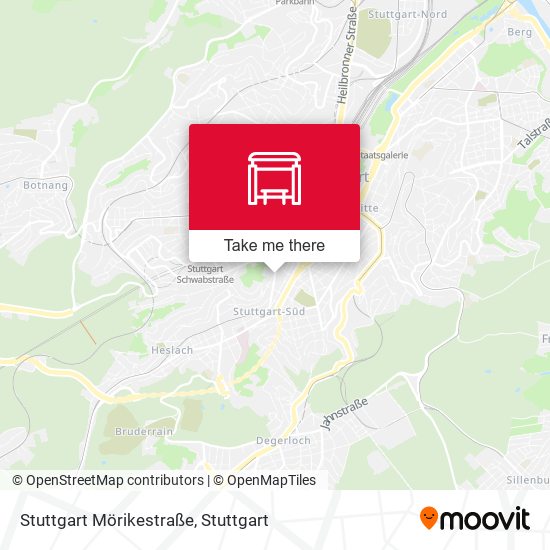 Карта Stuttgart Mörikestraße