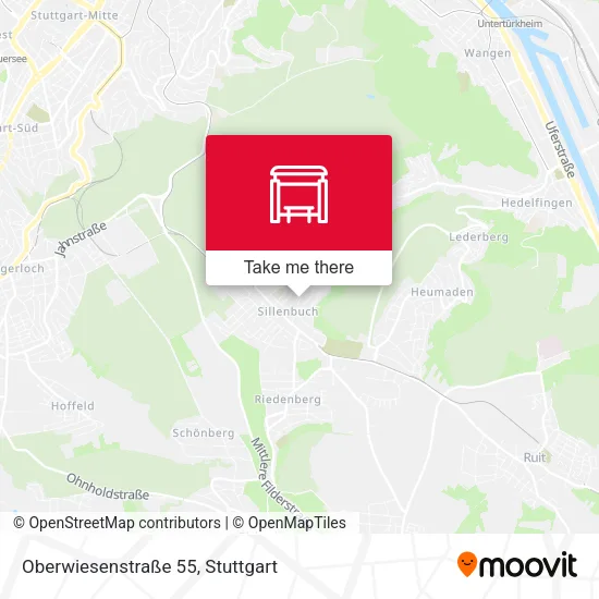 Карта Oberwiesenstraße 55