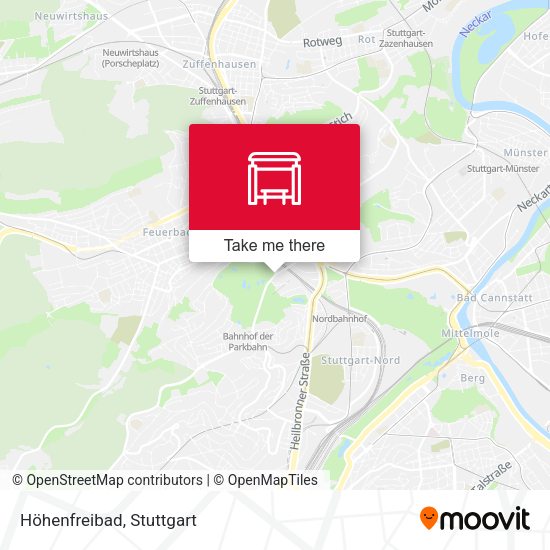 Höhenfreibad map
