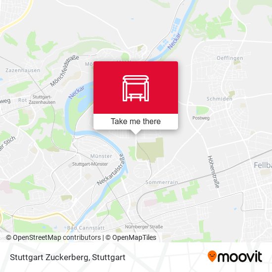 Карта Stuttgart Zuckerberg