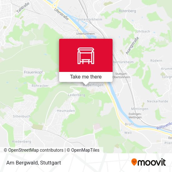 Am Bergwald map