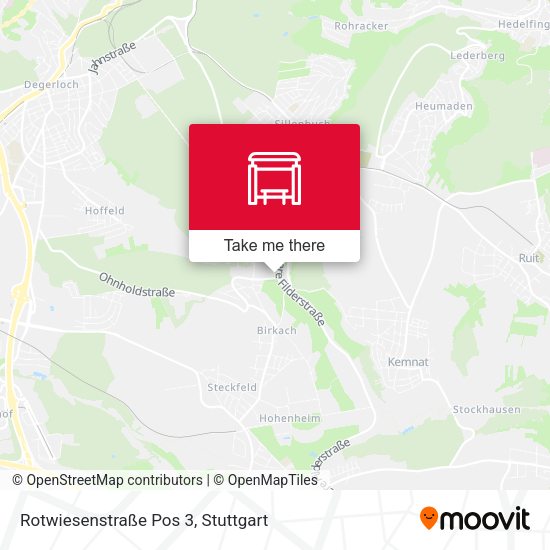 Карта Rotwiesenstraße Pos 3