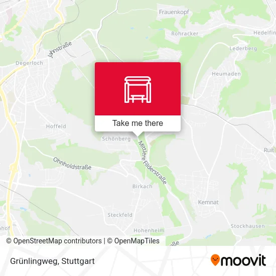 Карта Grünlingweg
