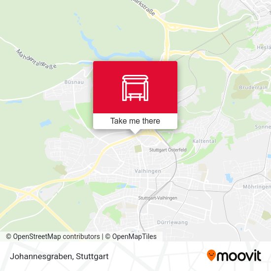 Johannesgraben map