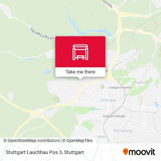 Карта Stuttgart Lauchhau Pos 3