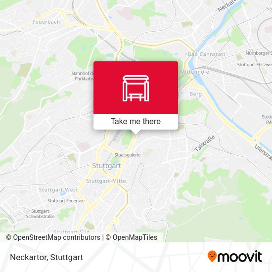 Карта Neckartor