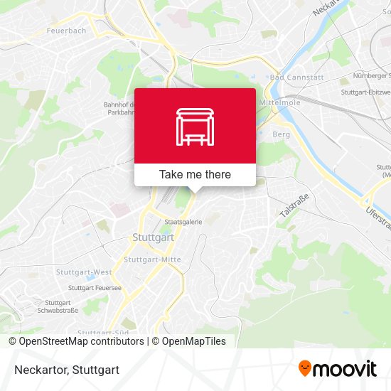 Карта Neckartor