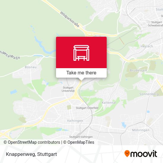 Knappenweg map