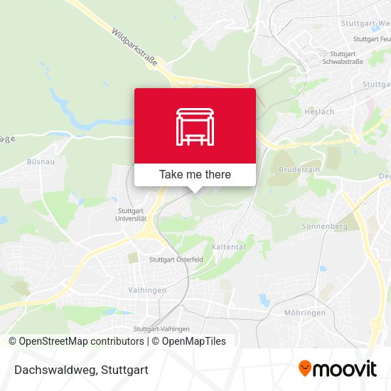 Dachswaldweg map