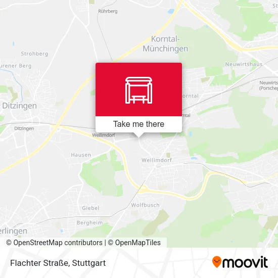 Карта Flachter Straße