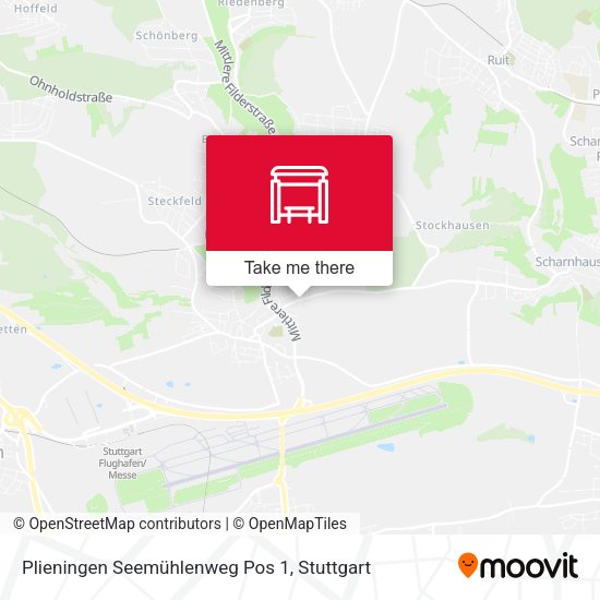 Plieningen Seemühlenweg Pos 1 map