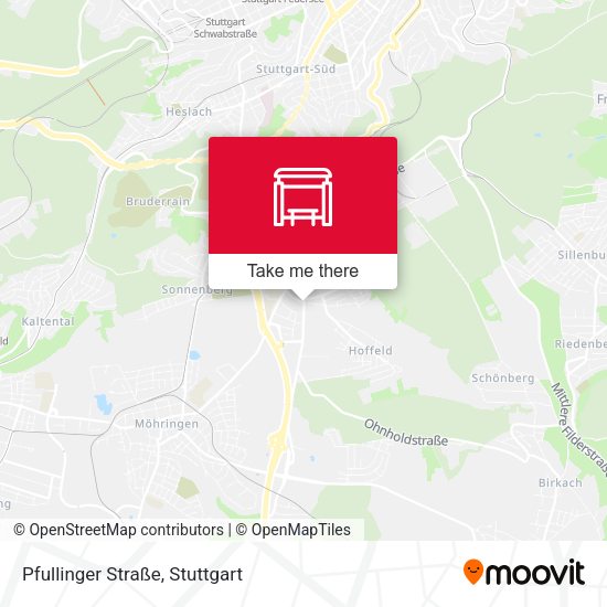 Pfullinger Straße map
