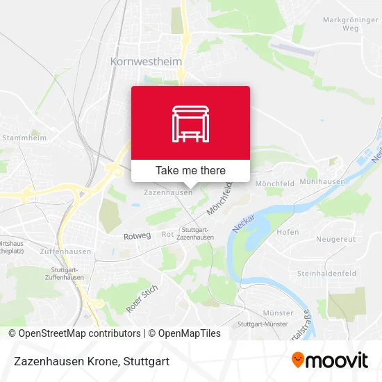 Карта Zazenhausen Krone