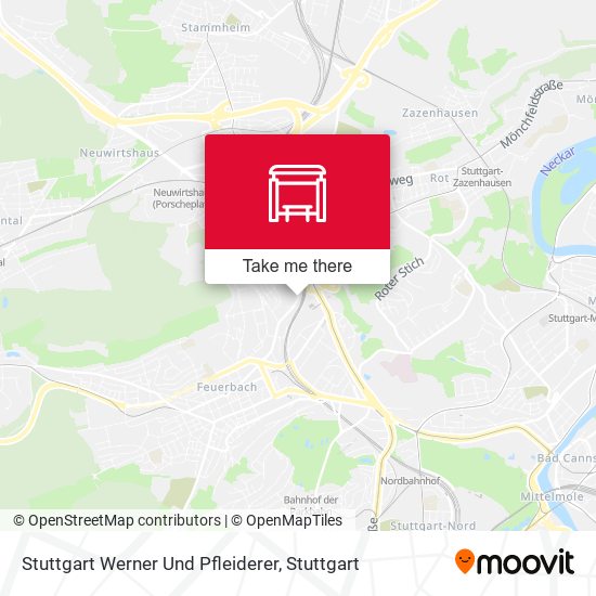 Stuttgart Werner Und Pfleiderer map