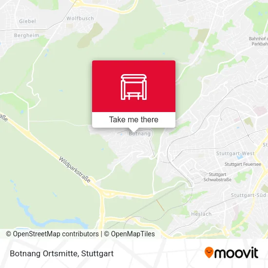 Карта Botnang Ortsmitte