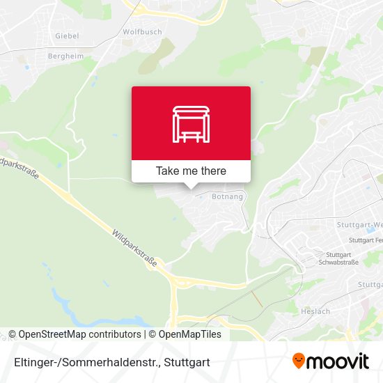 Карта Eltinger-/Sommerhaldenstr.