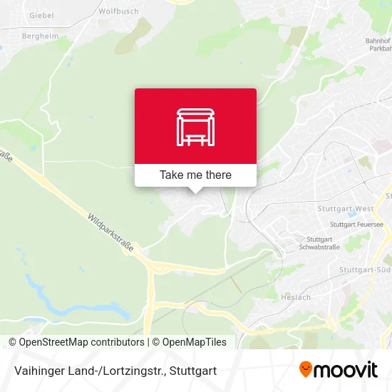Карта Vaihinger Land-/Lortzingstr.