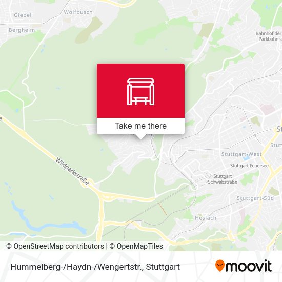 Карта Hummelberg-/Haydn-/Wengertstr.
