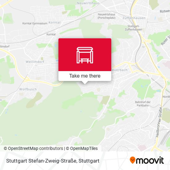 Карта Stuttgart Stefan-Zweig-Straße