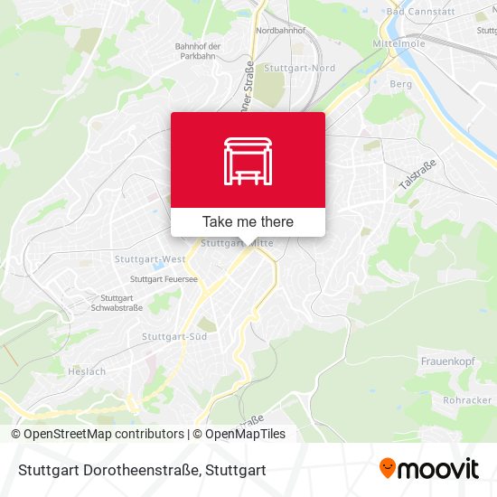 Карта Stuttgart Dorotheenstraße