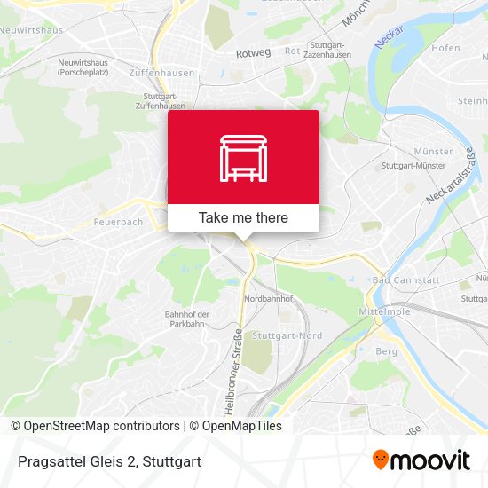 Карта Pragsattel Gleis 2