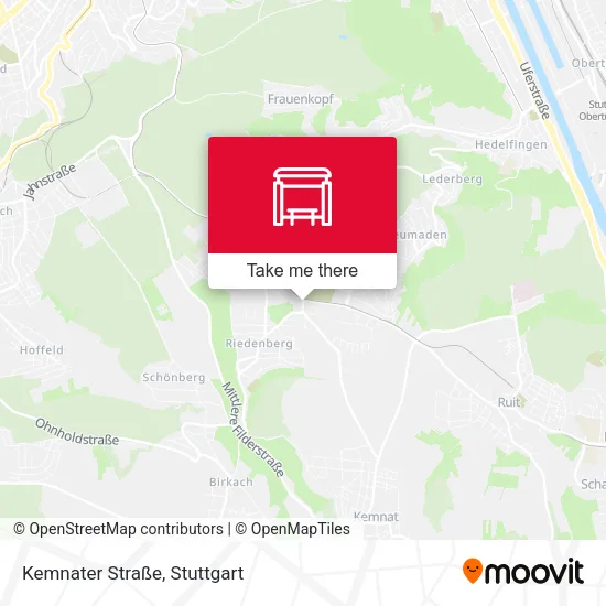 Карта Kemnater Straße