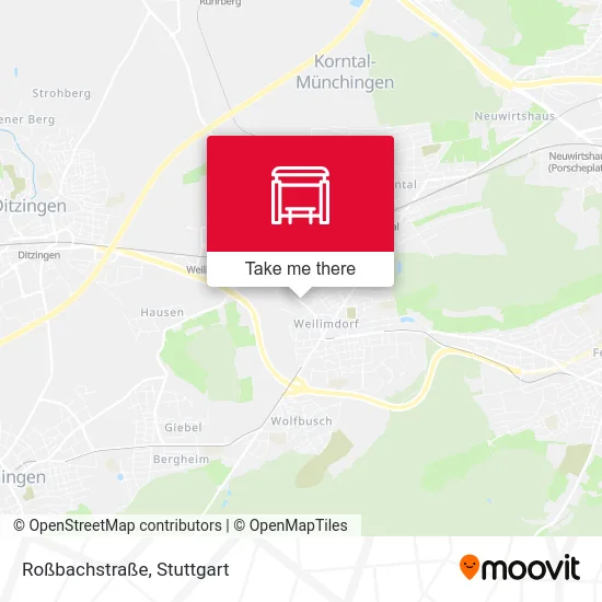 Карта Roßbachstraße