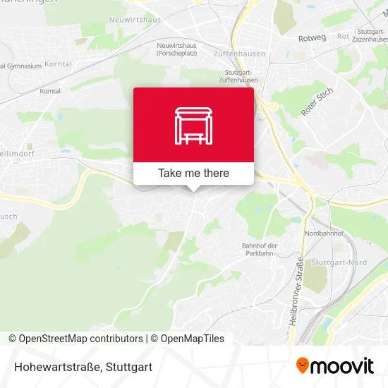 Карта Hohewartstraße