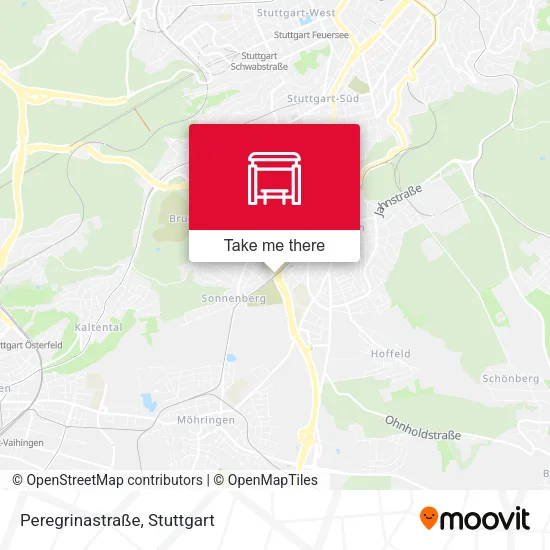 Карта Peregrinastraße