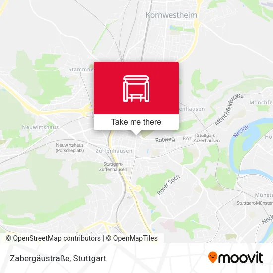 Карта Zabergäustraße