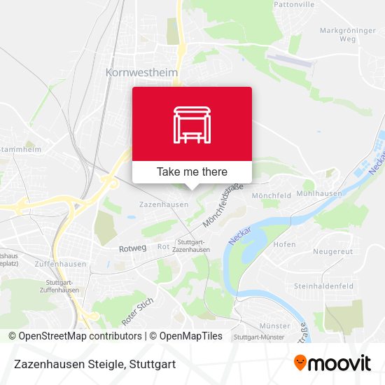 Карта Zazenhausen Steigle