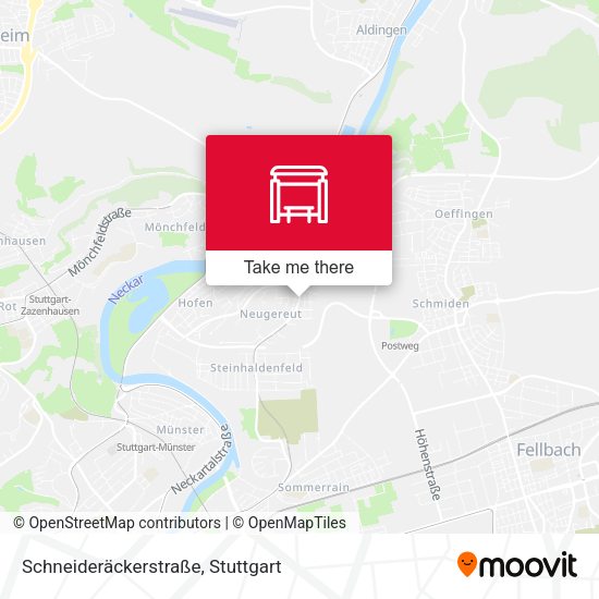 Schneideräckerstraße map