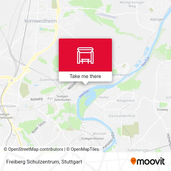 Карта Freiberg Schulzentrum