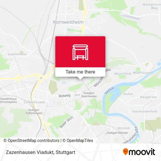 Карта Zazenhausen Viadukt