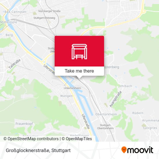 Карта Großglocknerstraße